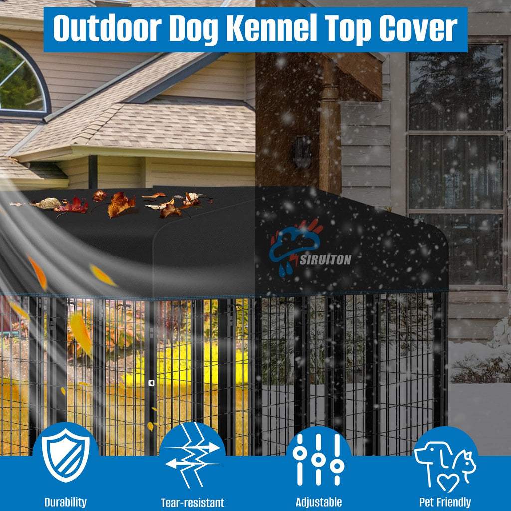8x4FT Heavy Duty 600D Oxford Dog Kennel Replacement Cover A1966