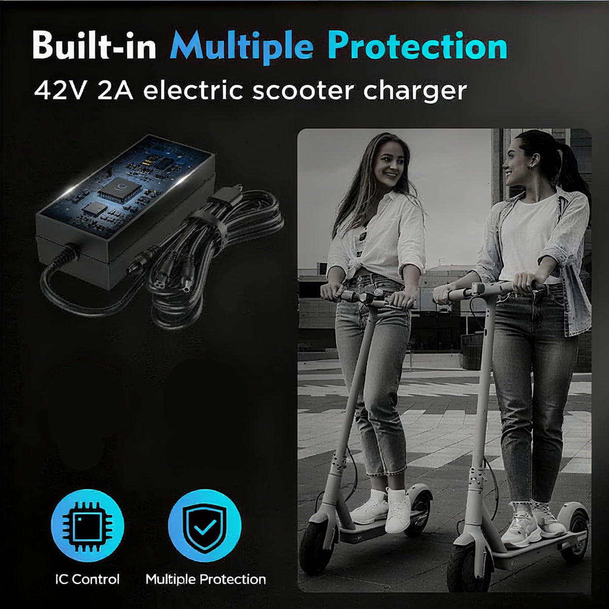 42V 2A Electric Scooter Charger N505