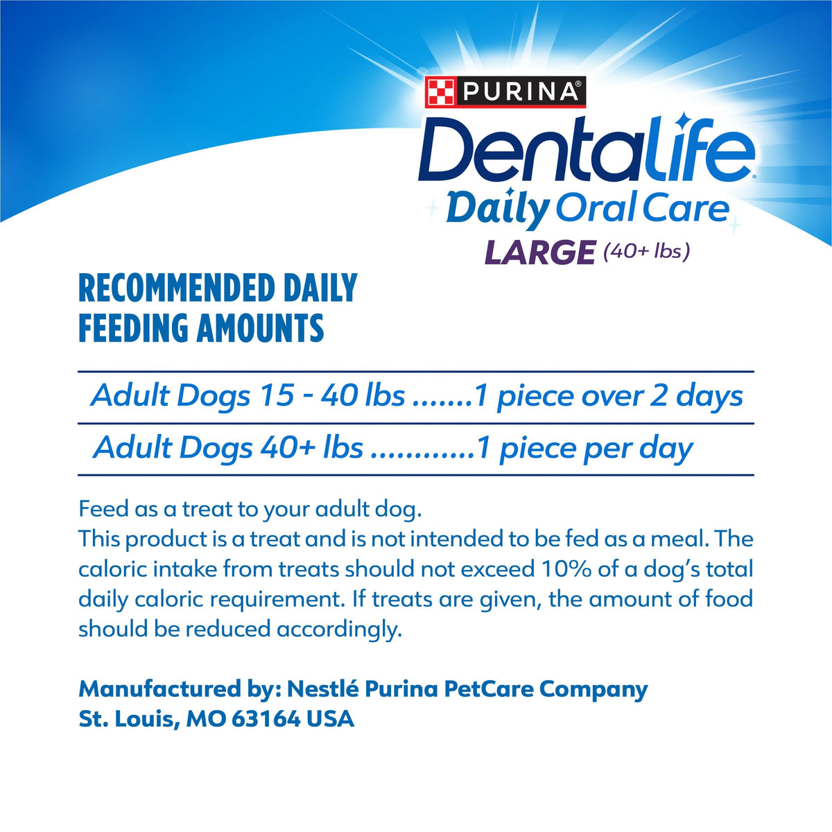 Daily Dental Chews for Large Dogs, 18 ct J98204
