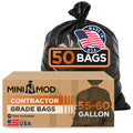 55 Gallon Heavy Duty Trash Bags 50 Count with Ties G913