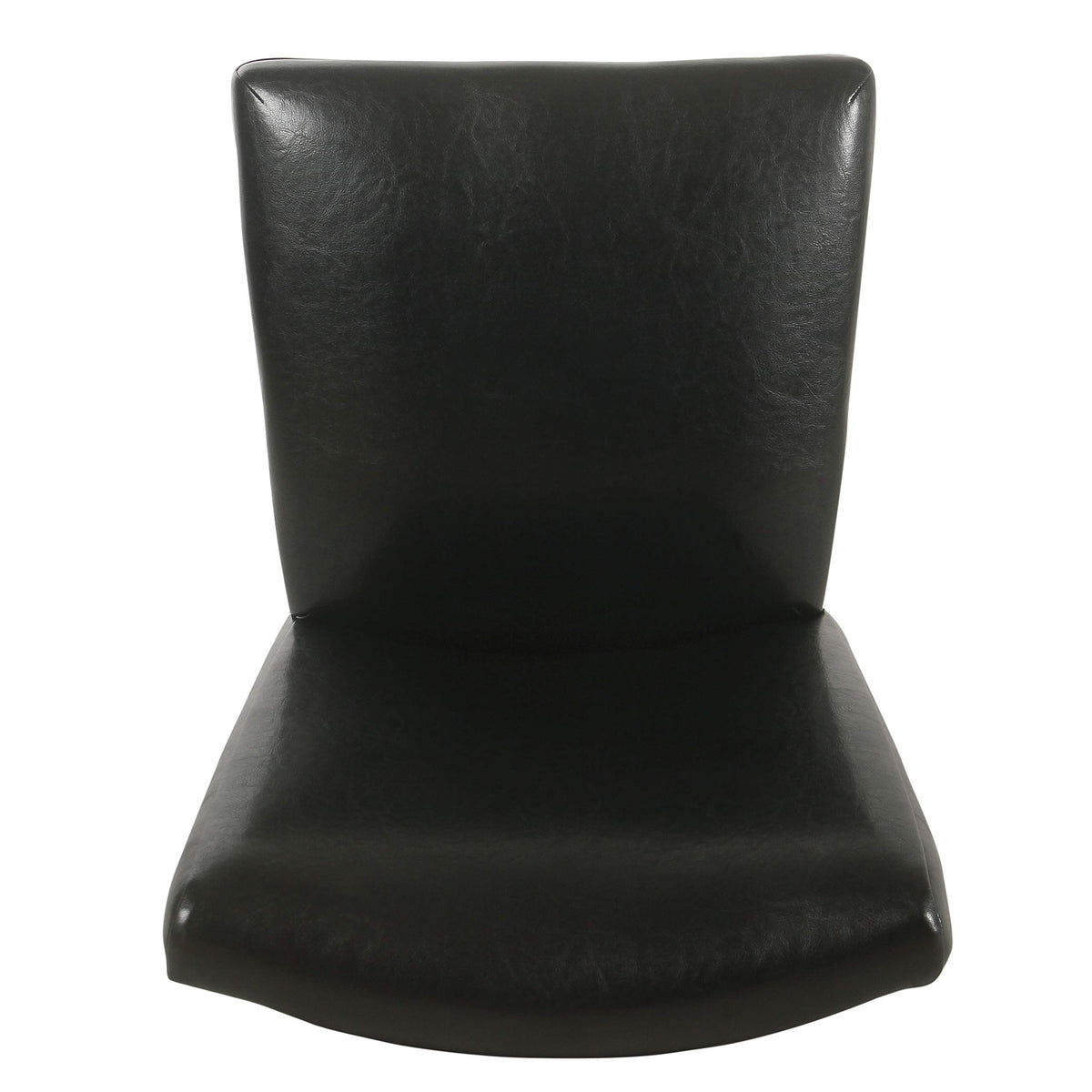 Black Faux Leather Dining Chair Set of 2 P2663