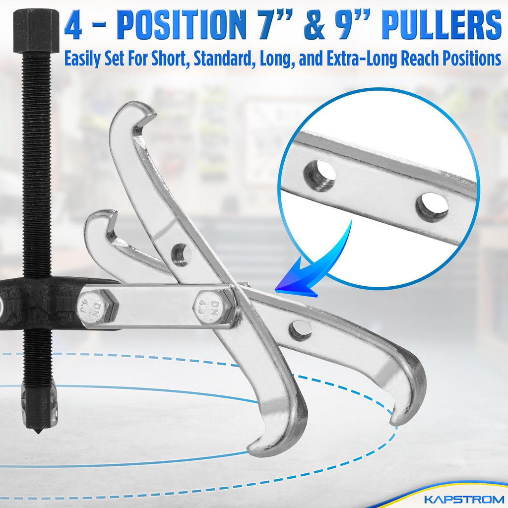 3-Jaw Gear Puller CR-V Steel C48197