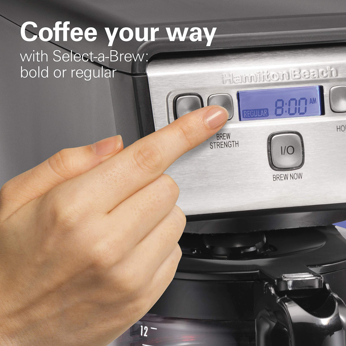 12 Cup Compact Programmable Drip Coffee Maker N339723