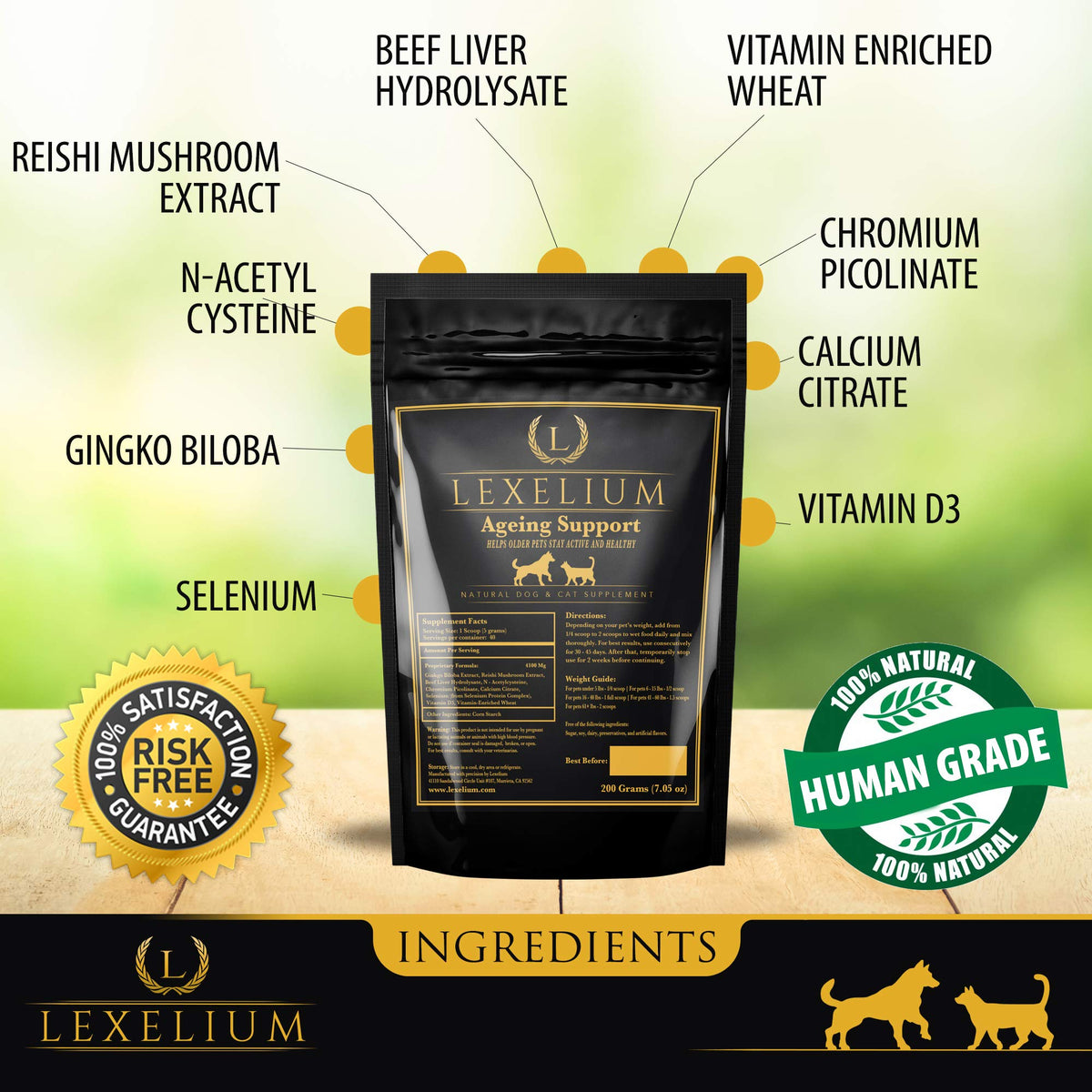 Dog & Cat Antioxidant 200g K10382