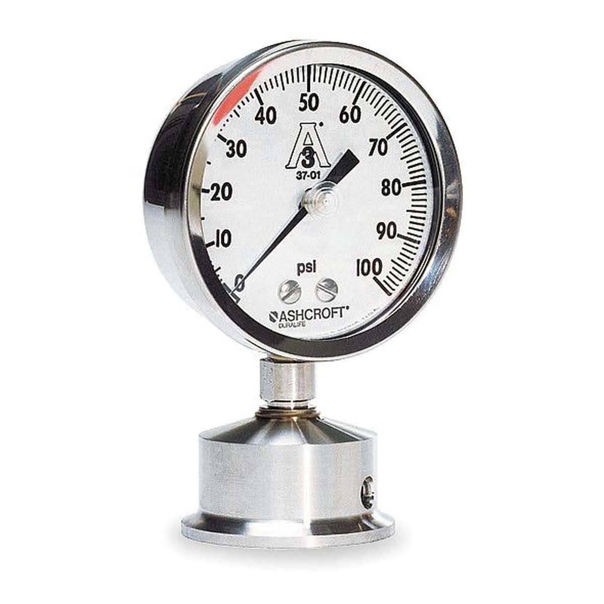0 to 100 Psi Pressure Gauge D128