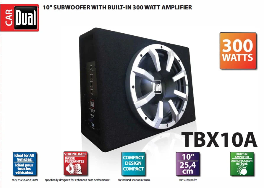 10-inch Enclosed Subwoofer Y9227