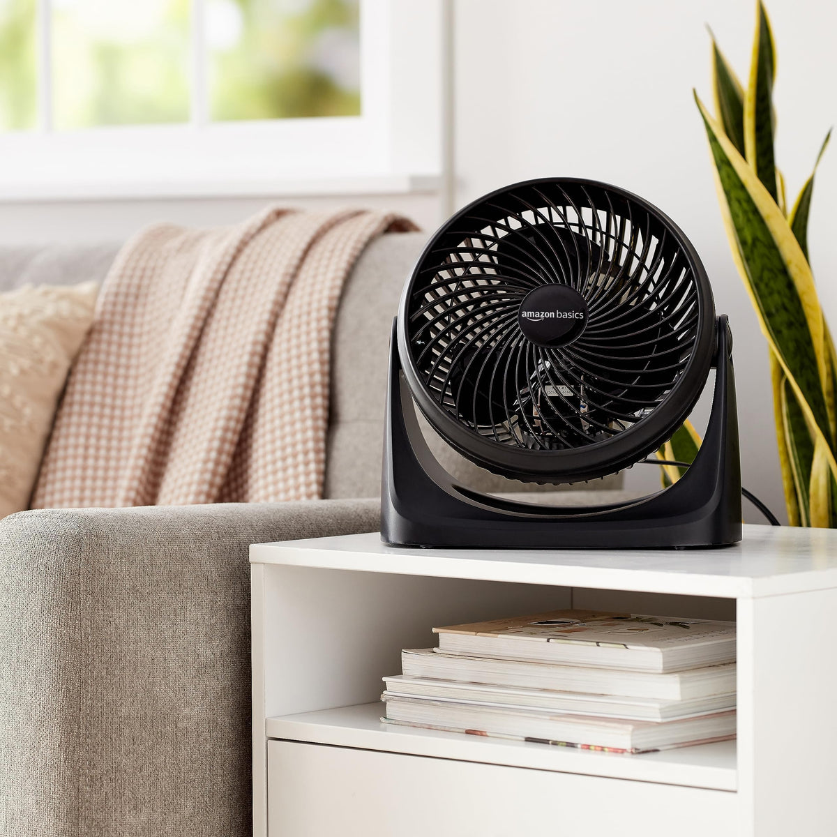 Black 3 Speed Air Circulator Desk Fan X960