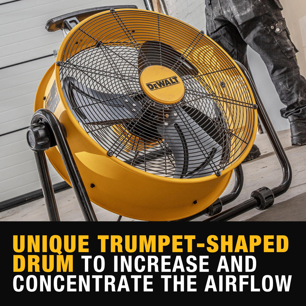 20 Inch Adjustable Tilting Drum Fan Q79903