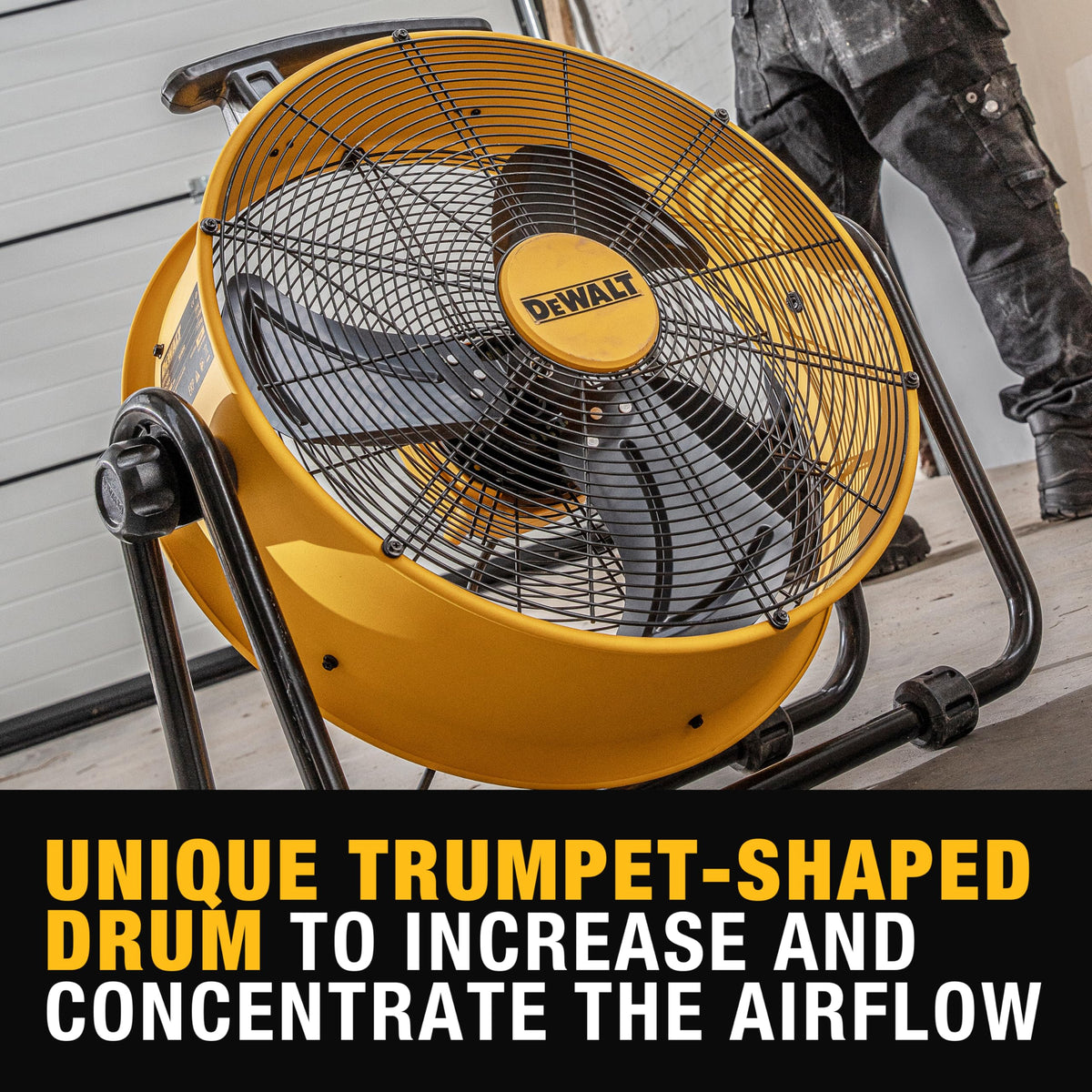 20 Inch Adjustable Tilting Drum Fan Q79903