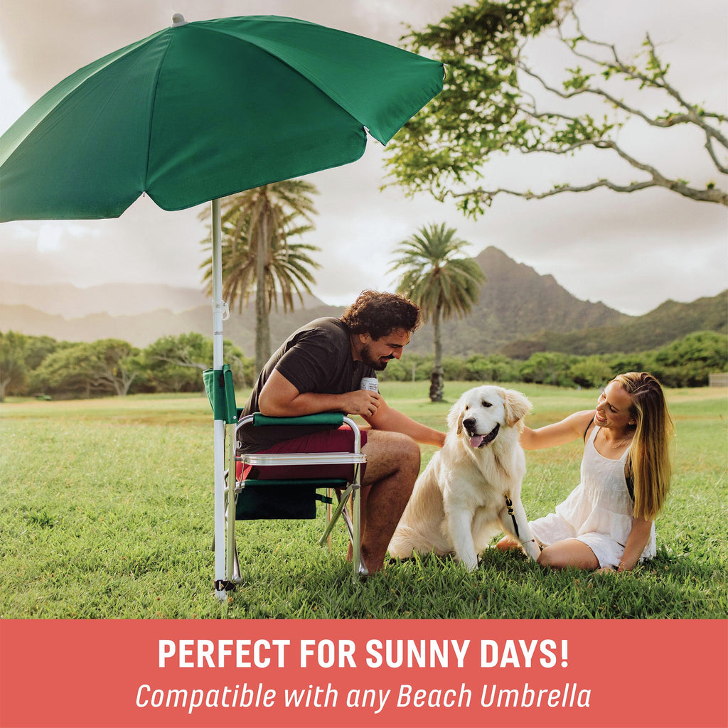 Lightweight Aluminum Folding Outdoor Camping Chair with Side Table A94266