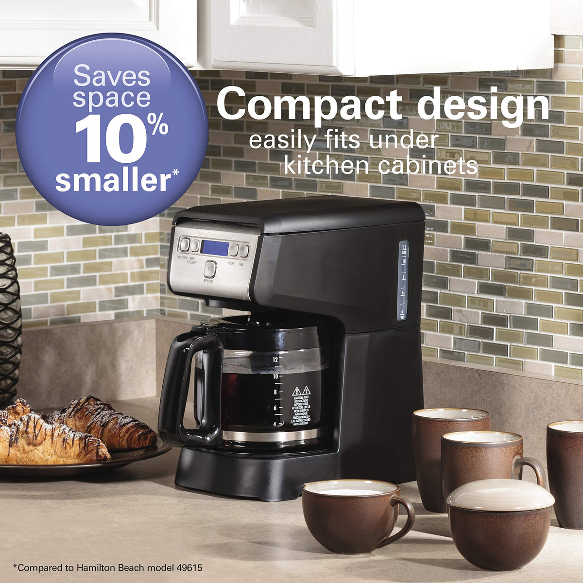 12 Cup Compact Programmable Drip Coffee Maker N339723