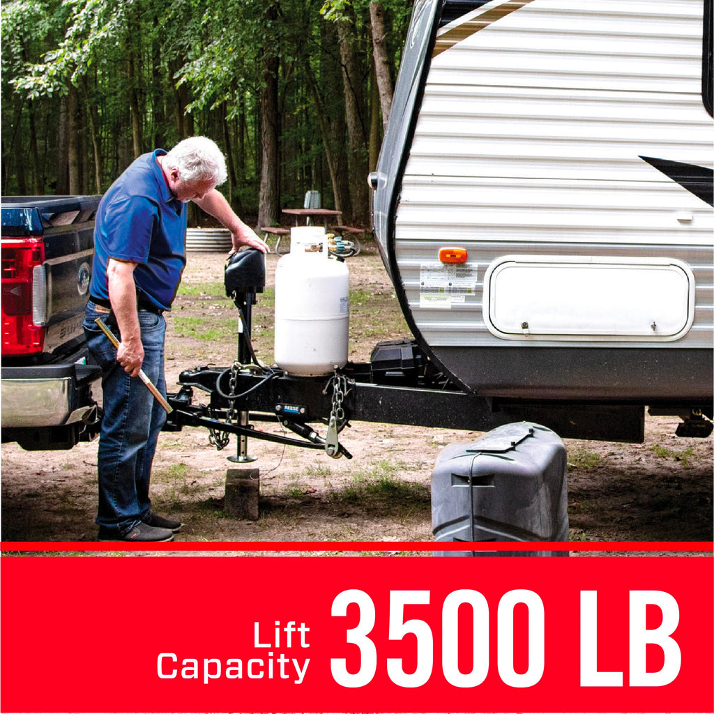 Powered Trailer Jack, A-Frame, 3,500 lbs. Lift Capacity, Bolt-On, 14 Inch Travel F44622