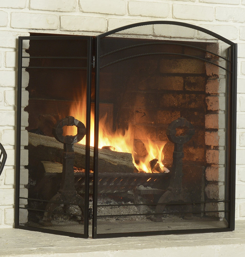 Black Fireplace Screen W897920