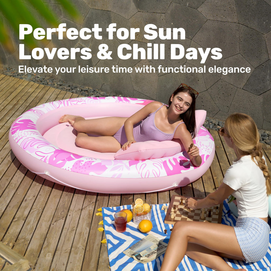 Inflatable Tanning Pool Lounger Float A27773