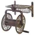 Bronze Cast Aluminum Garden Hose Reel D4977