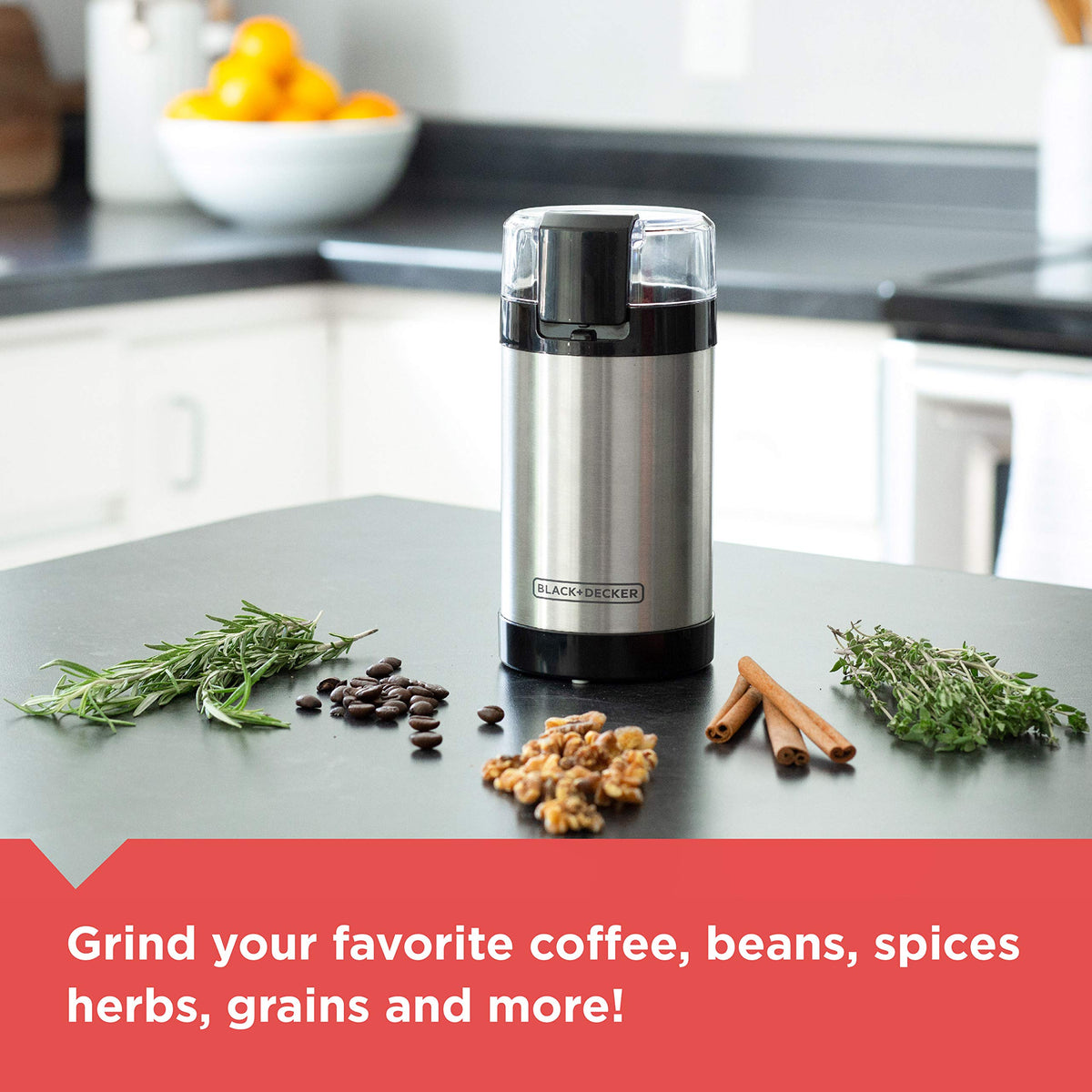One-Touch Coffee & Spice Grinder with Stainless Steel Blades M889