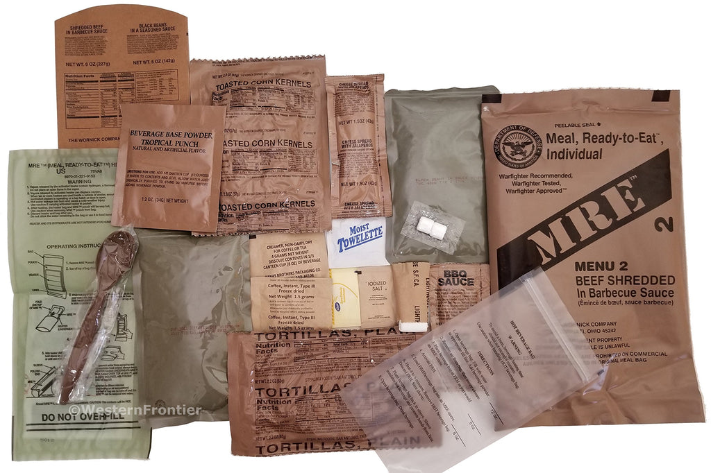 12 Meals Military Surplus Meal Ready to Eat P621152