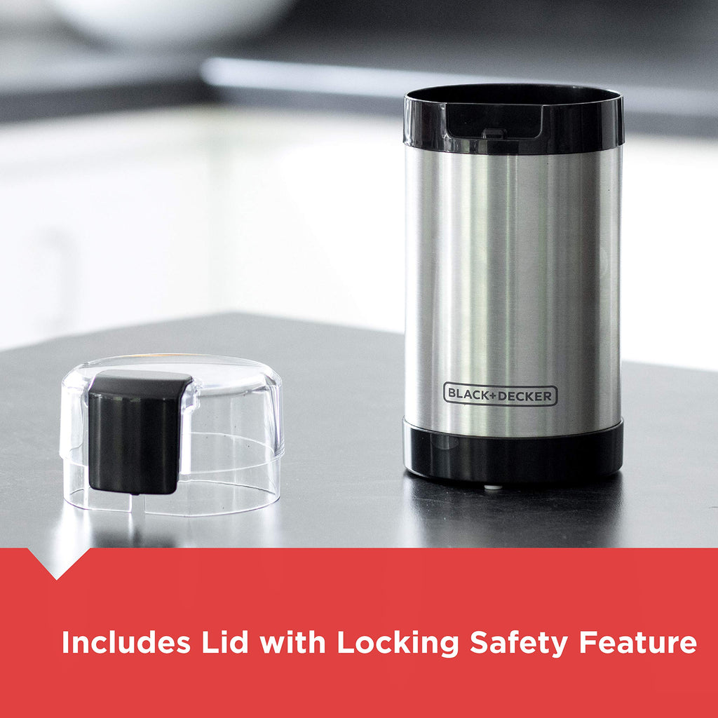One-Touch Coffee & Spice Grinder with Stainless Steel Blades M889