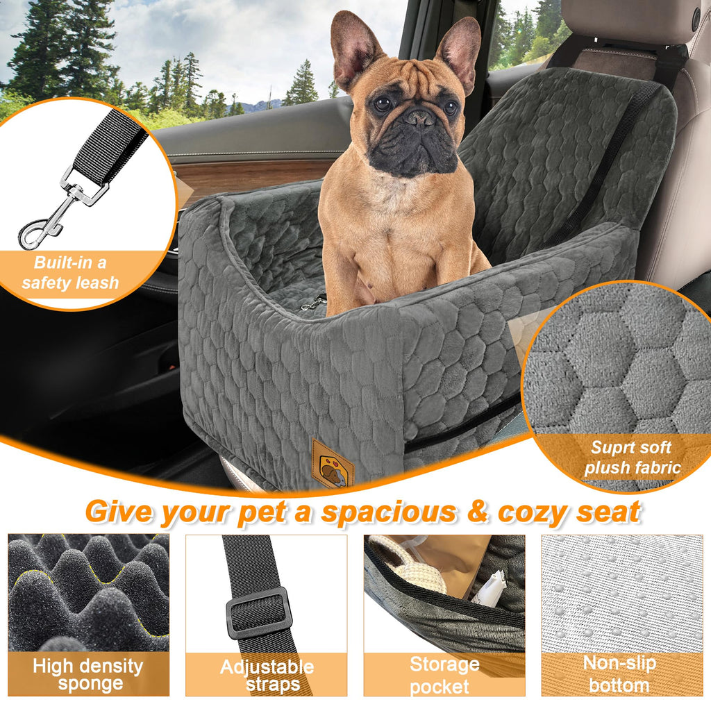 Memory Foam Dog Booster Seat with Washable Removable Cover T466
