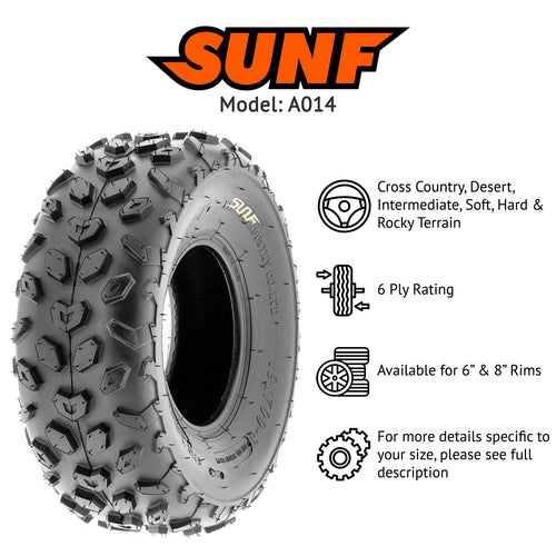 19x7-8 Tubeless 6 Ply Set of 2 L2600