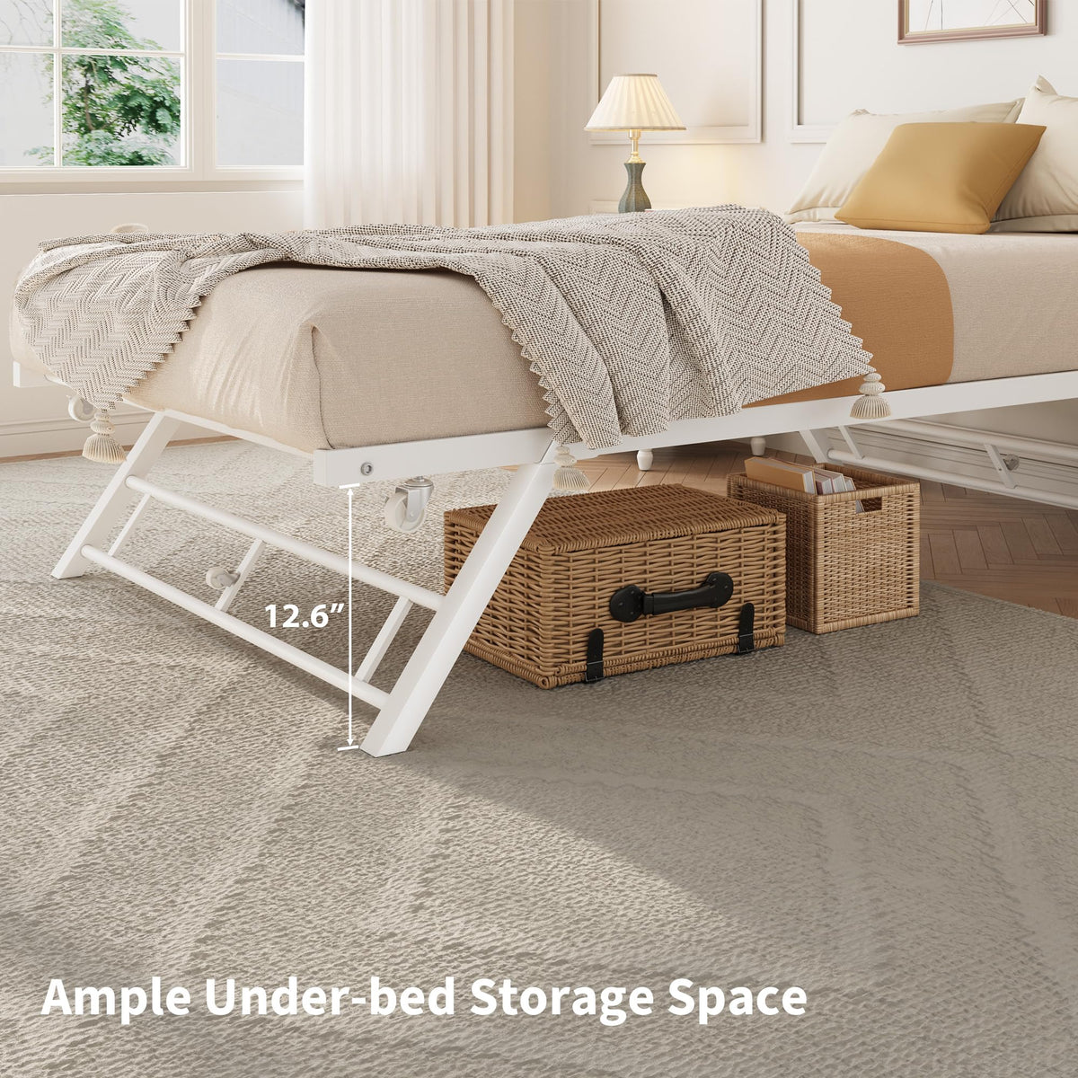 Twin Pop Up Trundle Bed J44706