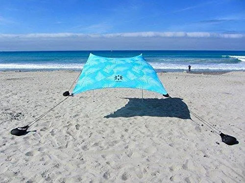 Beach Tent with Sand Anchor, Portable Canopy Sunshade Q83995