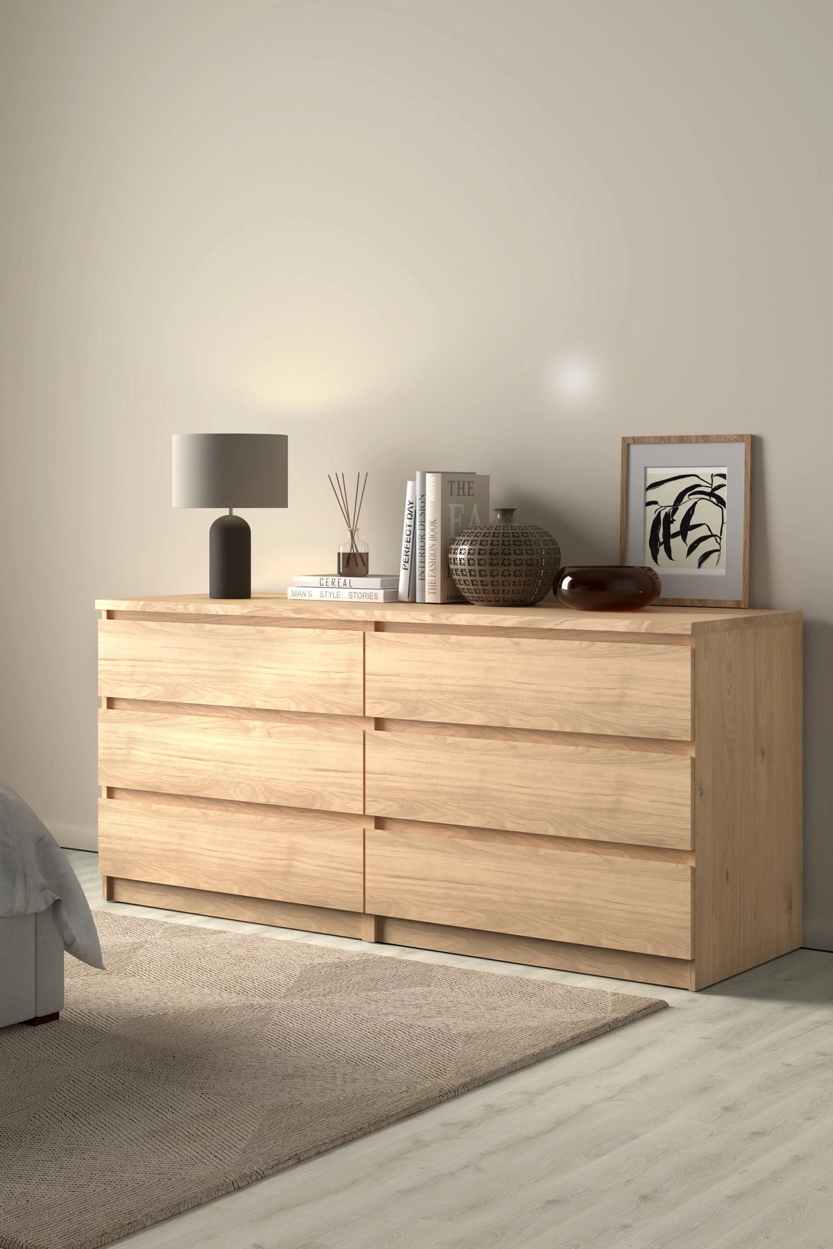 6 Drawer Double Dresser I441898