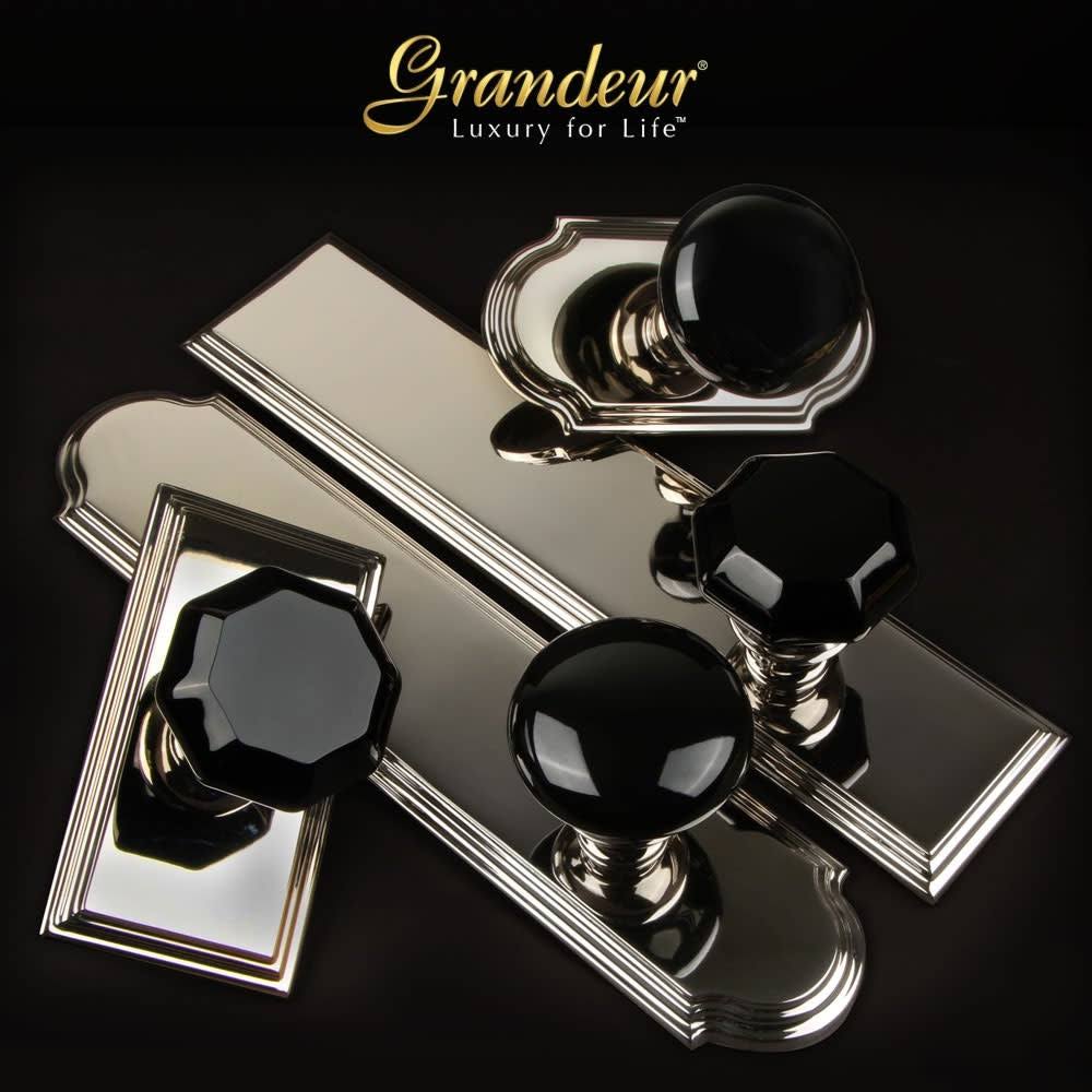 Antique Pewter Knob and Matching Deadbolt U4019