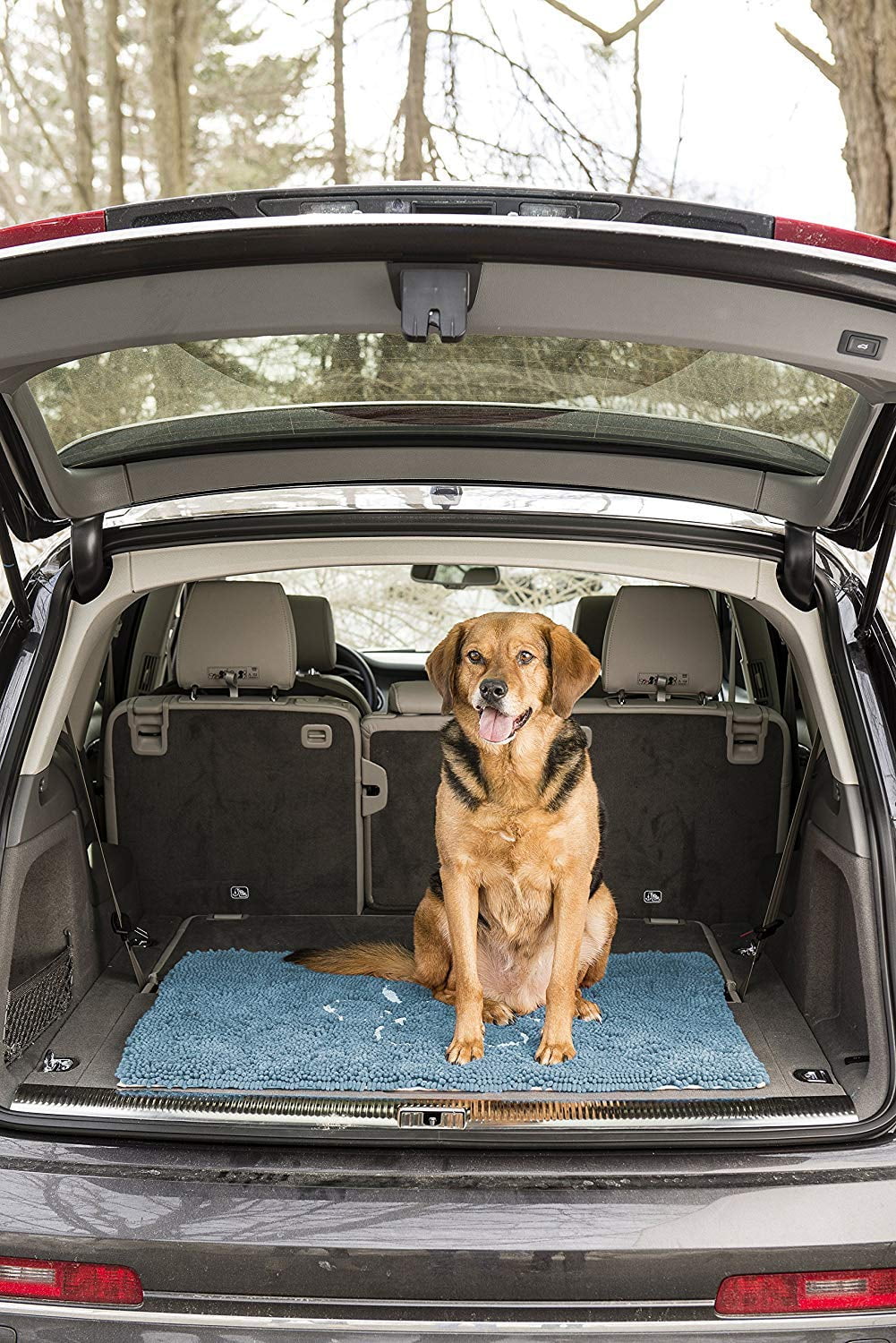 Black Microfiber Doormat 23x16 F998