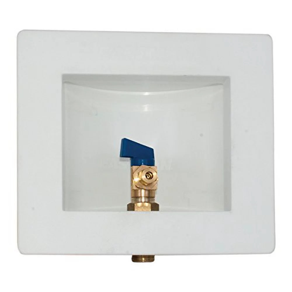 1/2 inch Sweat White Ice Maker Outlet Box Z921