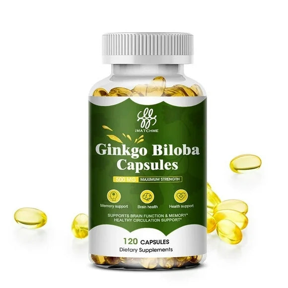 Ginkgo Biloba Capsules 500mg 120 Vegetarian Capsules N232