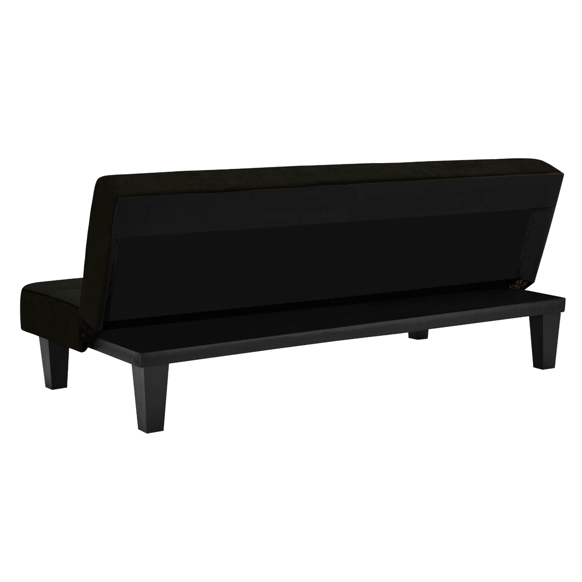 Black Microfiber Futon X11332