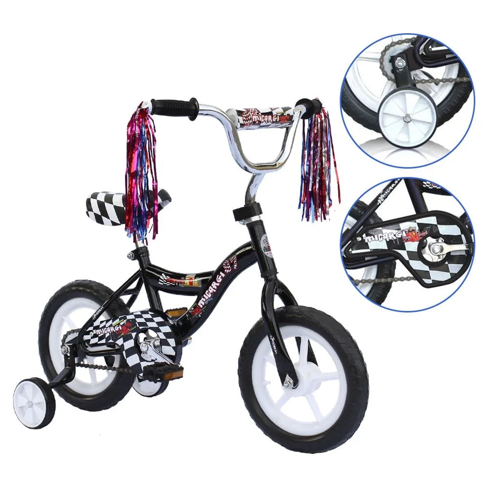 12 Kid's Beginner Bicycle Foam Tire Black K804445
