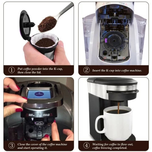 300 Disposable Paper Filters For K-Cup Coffee Pods W105