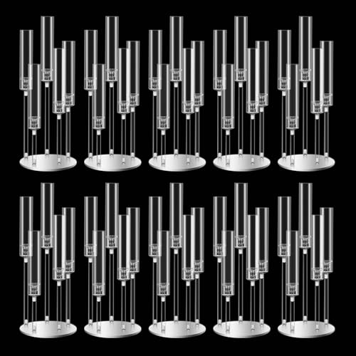 10pcs Black 5 Arms Candelabra Centerpieces J444726