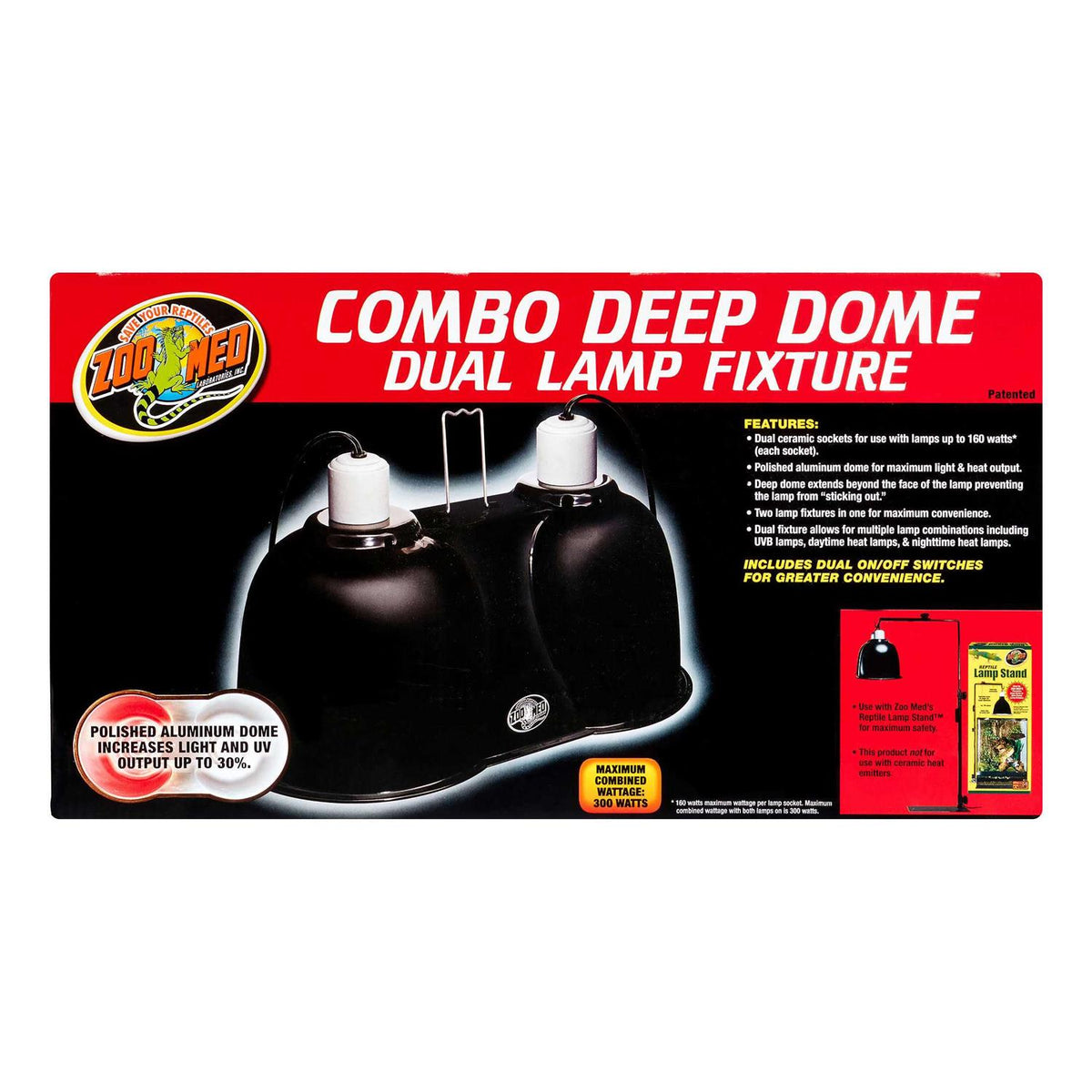 Combo Deep Dome Dual Lamp Fixture N384