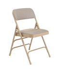 Cafe Beige Fabric Folding Chair H428519
