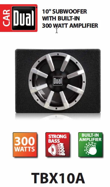 10-inch Enclosed Subwoofer Y9227