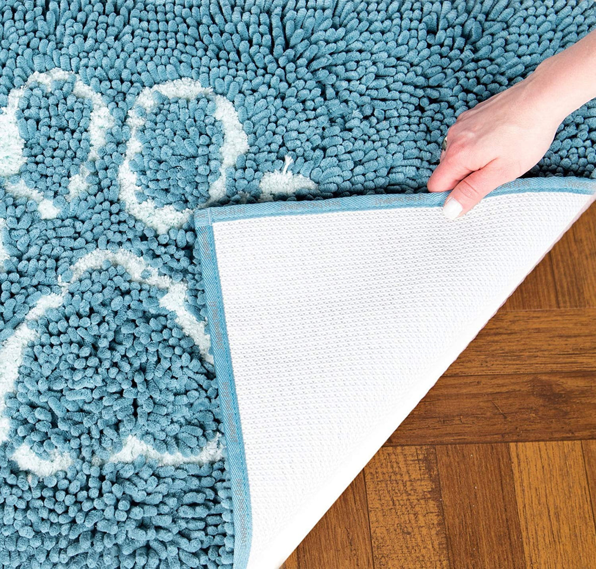 Black Microfiber Doormat 23x16 F998