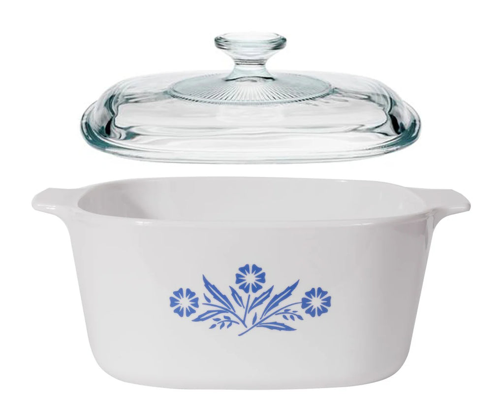 Blue Cornflower 3.0L Casserole with Glass Cover E531928