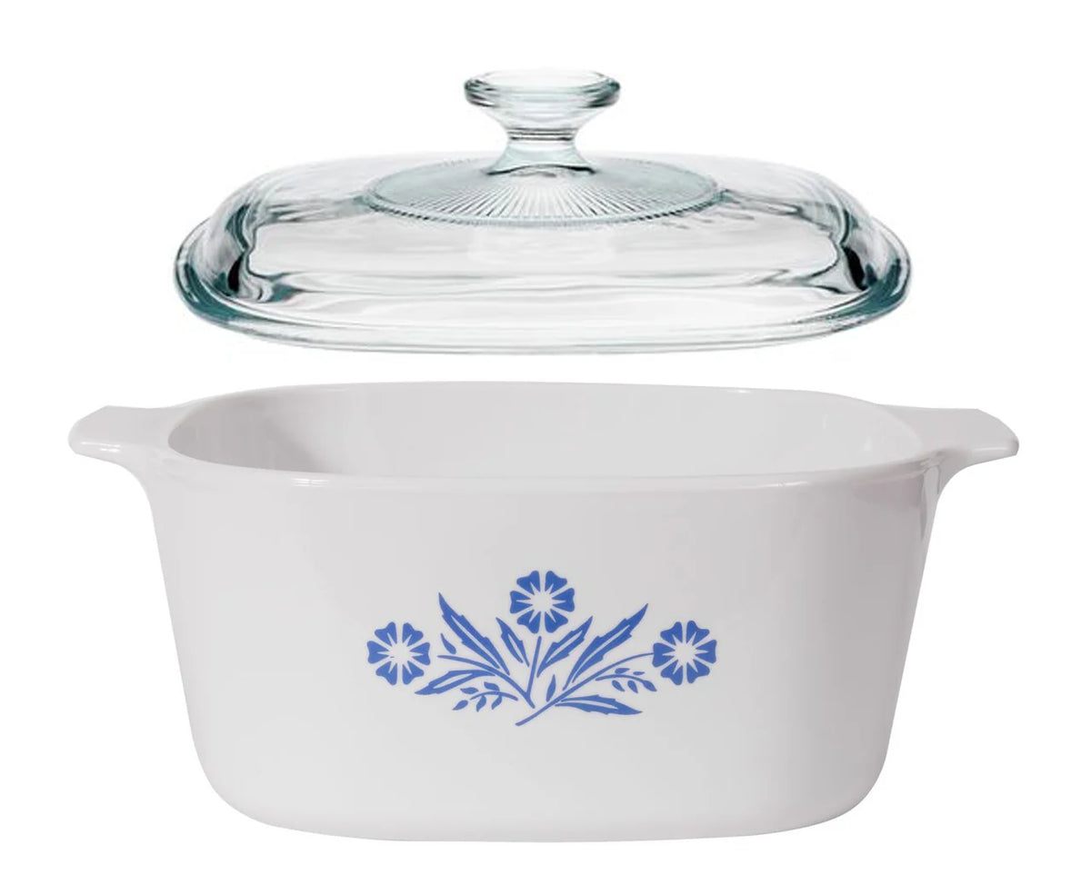 Blue Cornflower 3.0L Casserole with Glass Cover E531928