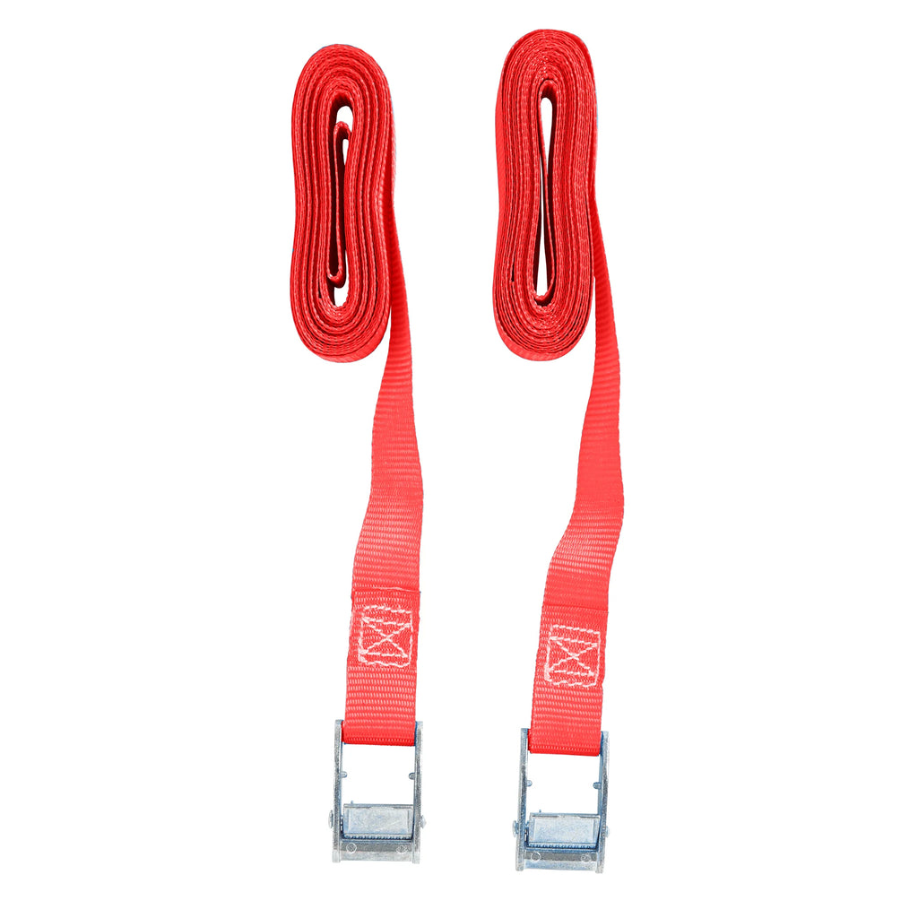 10' x 1 Cam Buckle Lashing Strap Tie Down, 2 Pack G58431