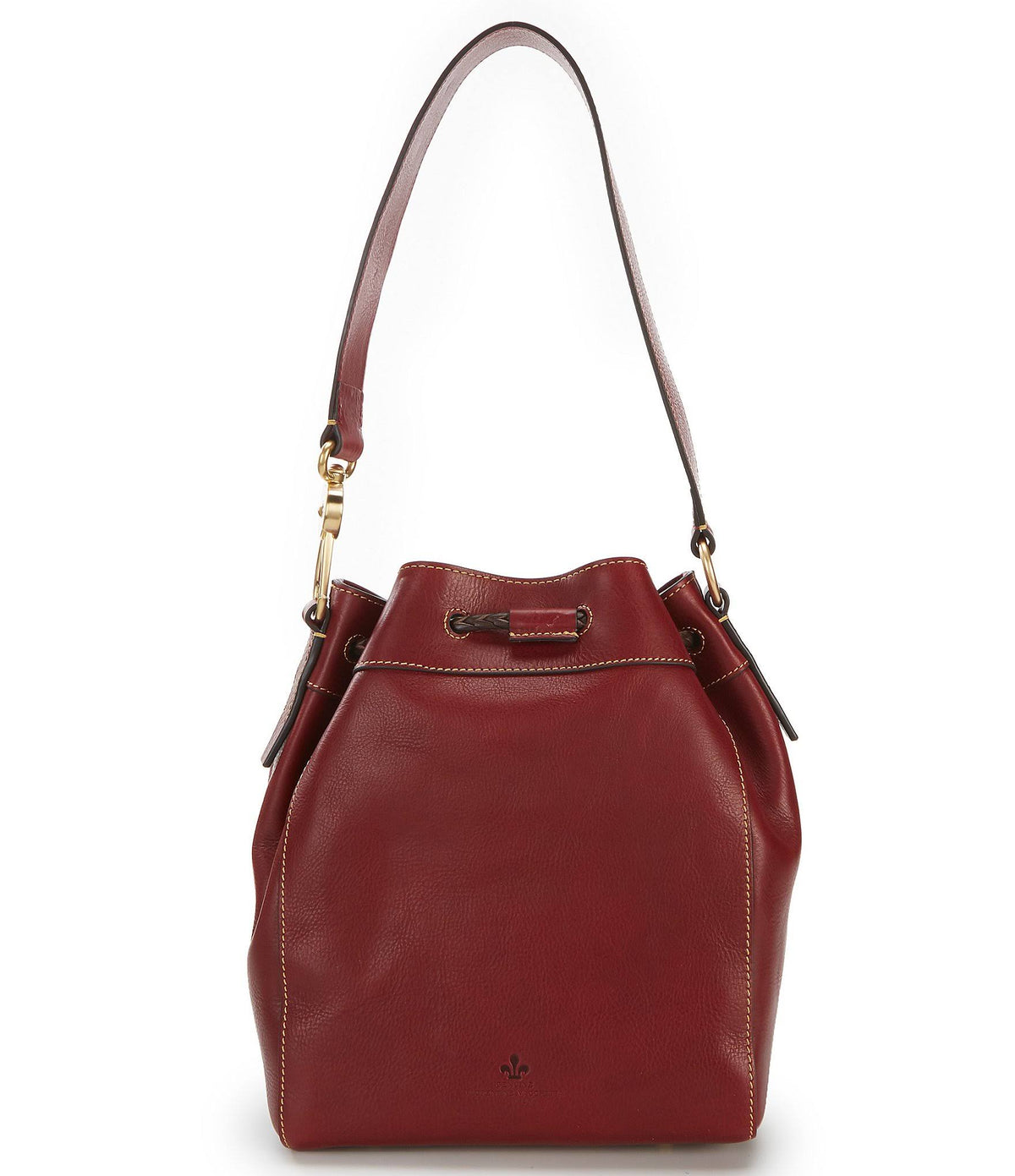 Bordeaux Drawstring Bucket Bag G311