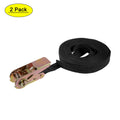 Black Ratchet Tie Down Strap, 2 Pack S1872