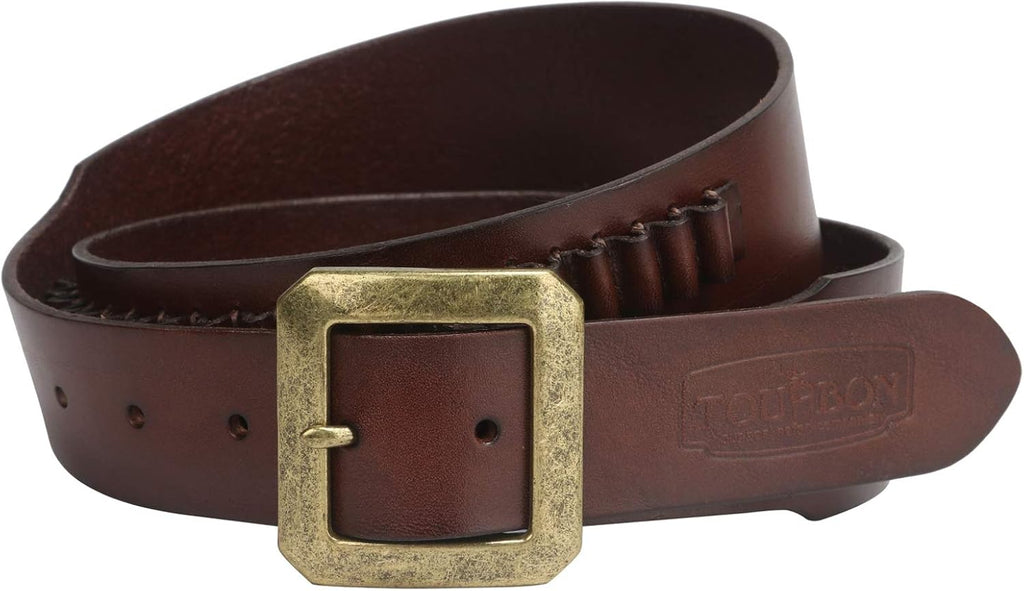 Adjustable Leather Pistol Bandolier Cartridge Belt D831