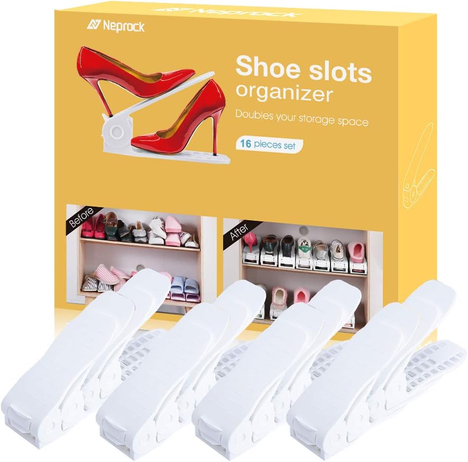 6 Tier Shoe Storage Cabinet with Doors Z167871