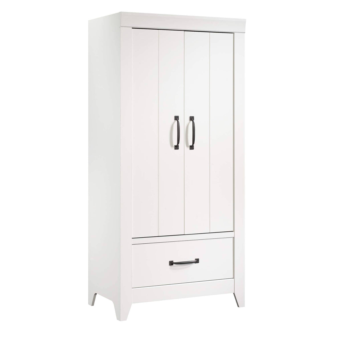 Soft White Storage Wardrobe Y2635