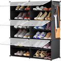 6 Tier Shoe Storage Cabinet with Doors Z167871