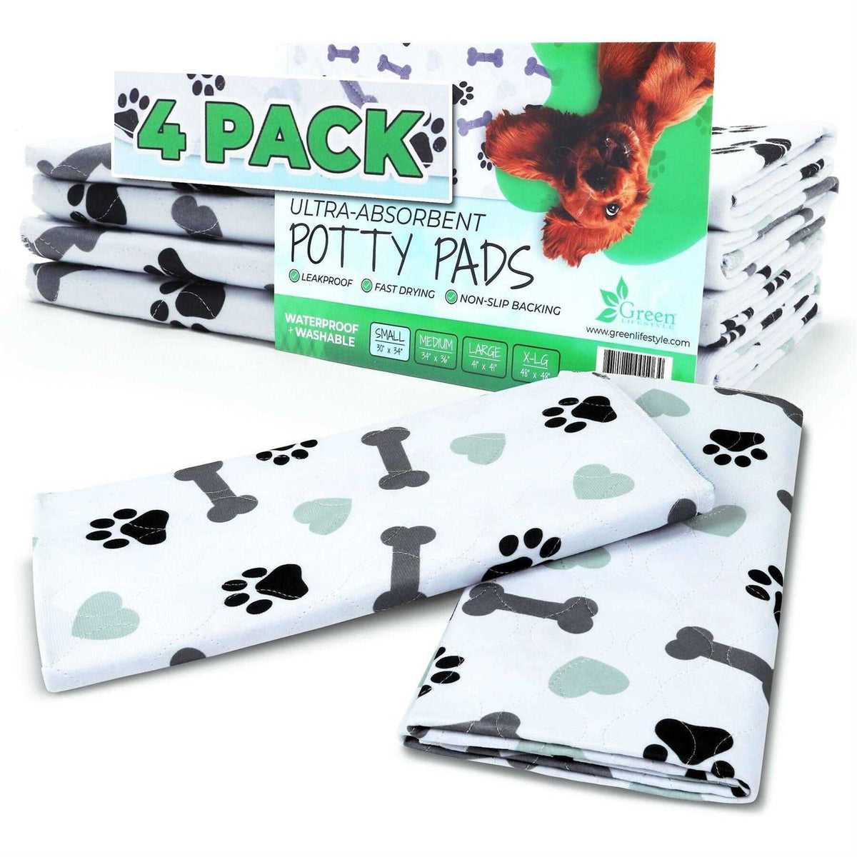 Washable Pee Pads for Dogs Highly Absorbent O3589