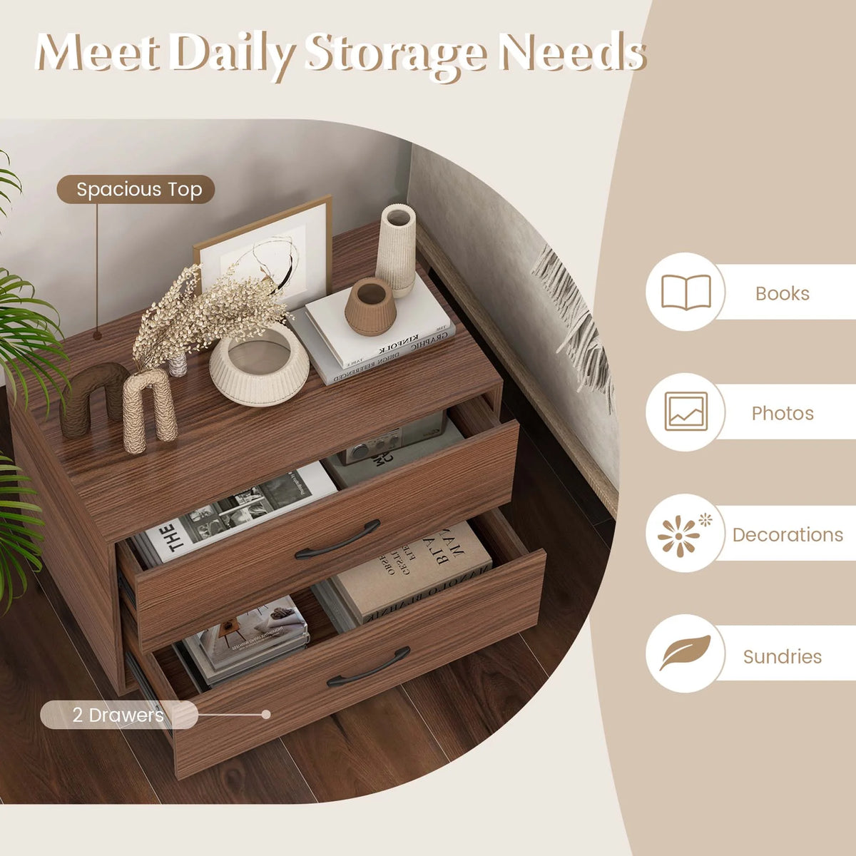 Stackable 2 Drawer Storage Organizer H475054